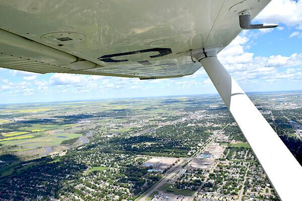 Scenic Flight over Brandon, Manitoba